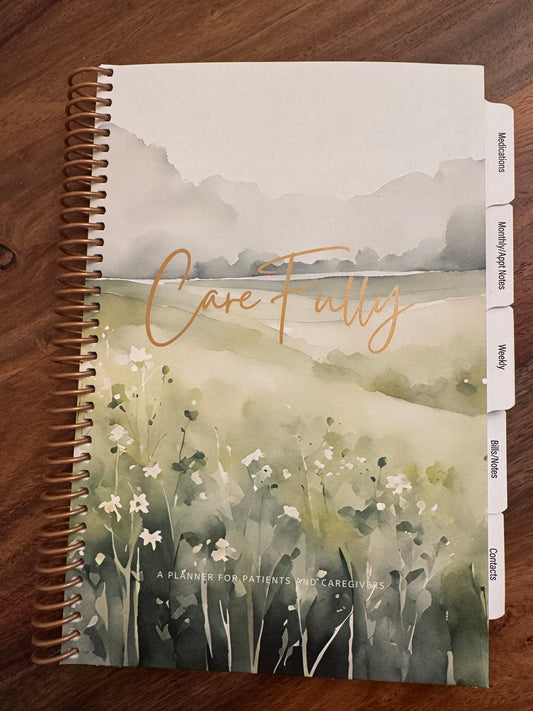 5-week Planner for Patients and Caregivers, Wildflowers