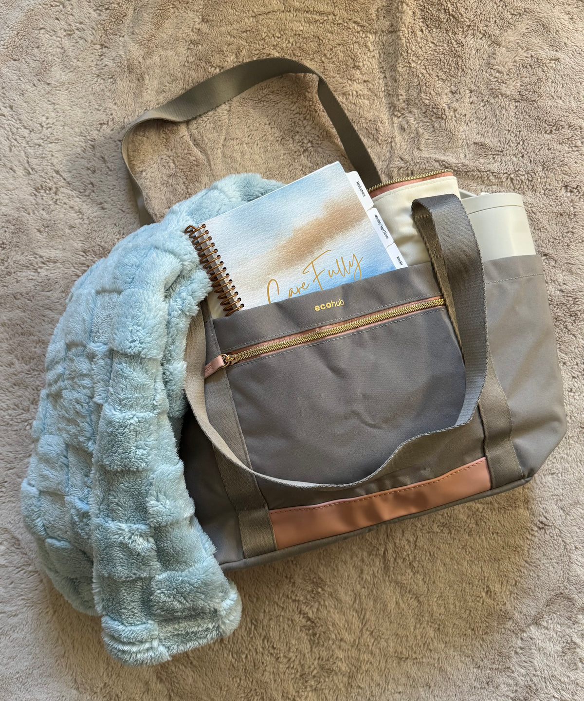 CareFully Care Package, Blue Watercolor