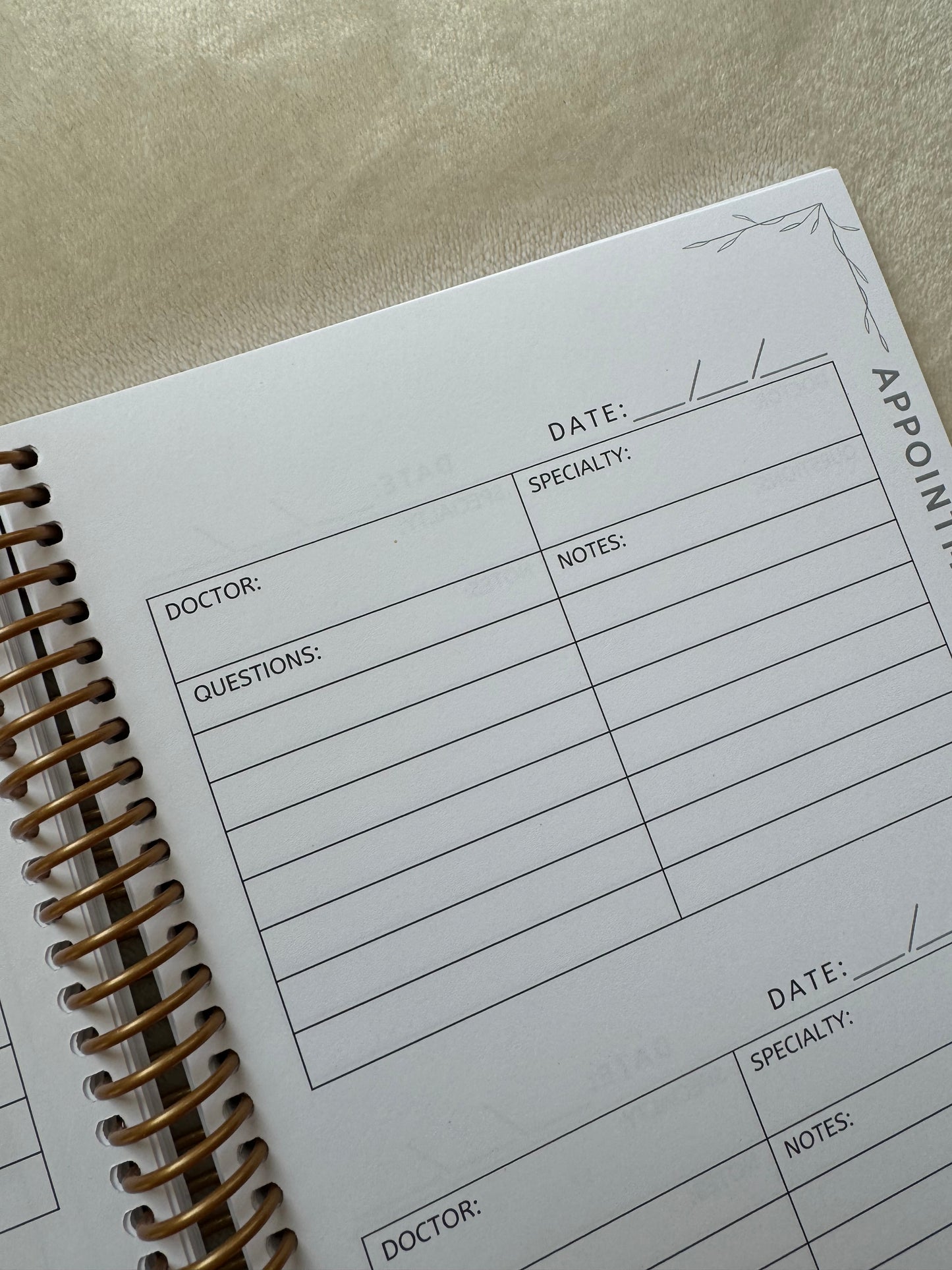 5-week Planner for Patients and Caregivers, Stars