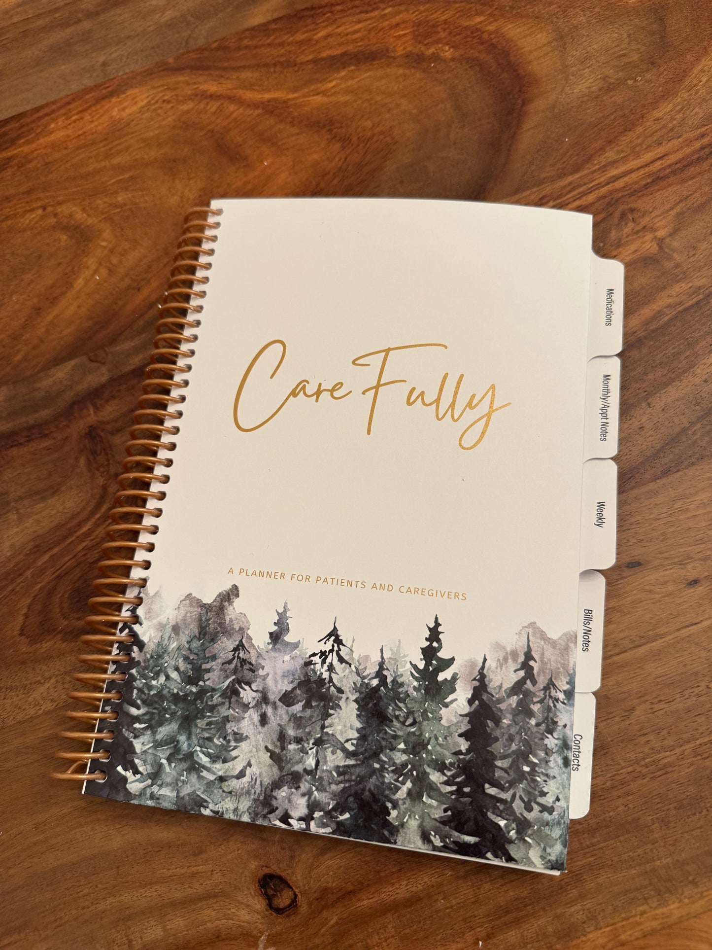 5-week Planner for Patient and Caregiver, Mountain