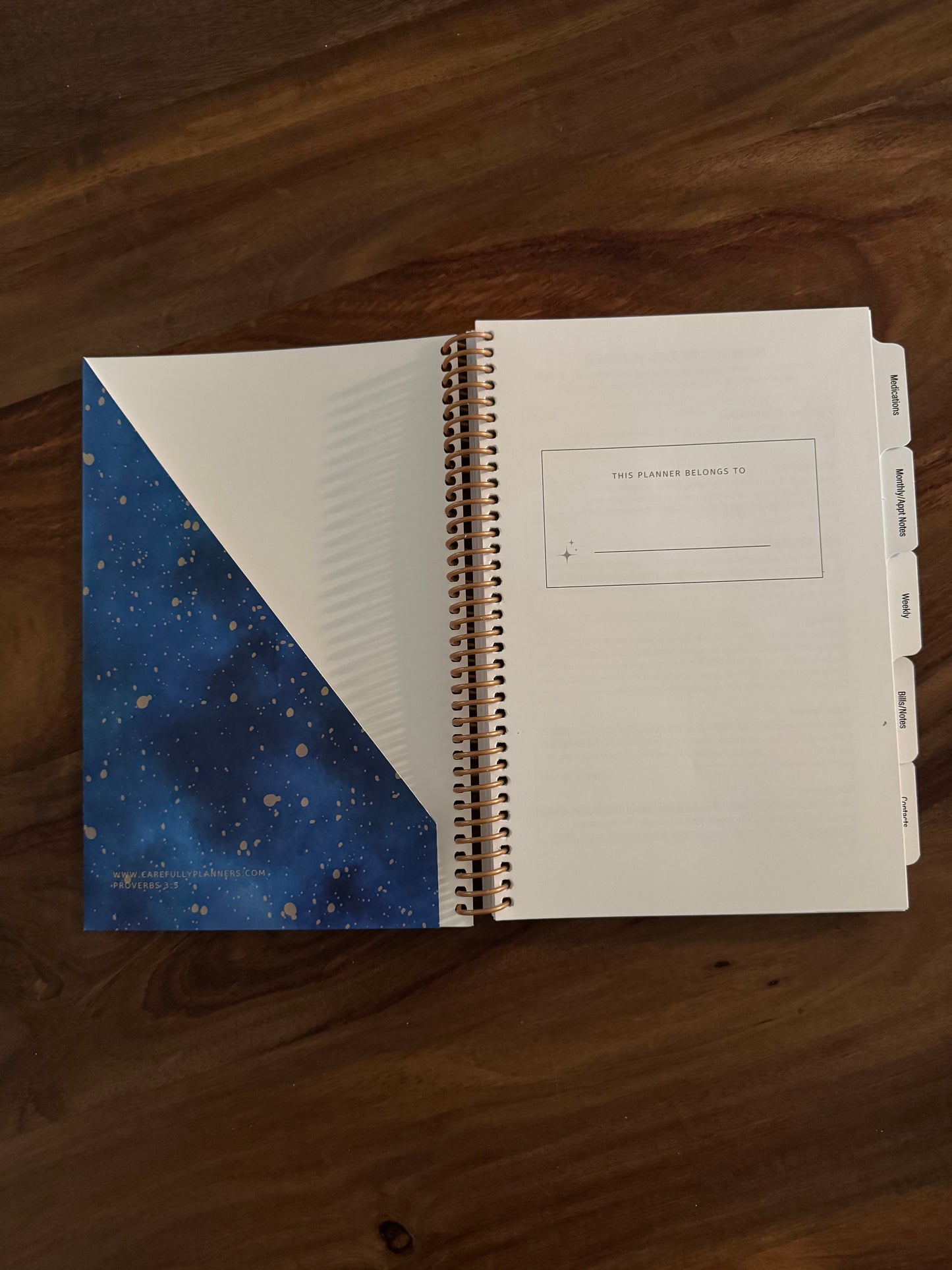5-week Planner for Patients and Caregivers, Stars